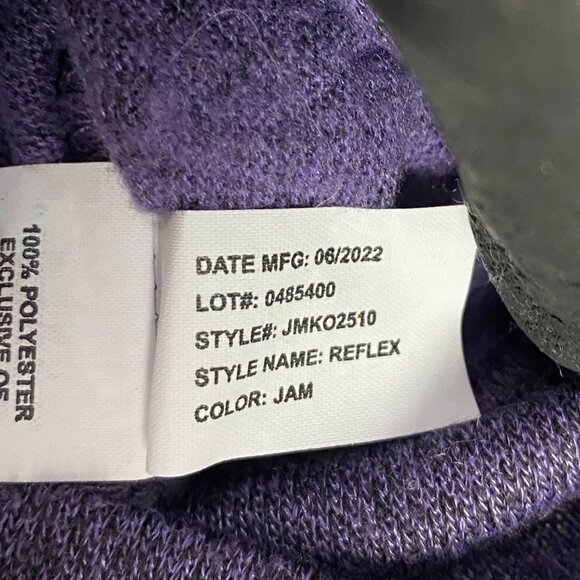 Johnnie-O Reflex 1/4 Zip Sweater Men's Medium Purple Knit Pullover Jumper Golf - Picture 9 of 13